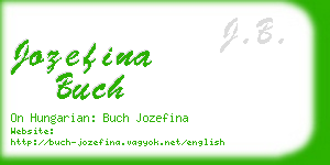 jozefina buch business card